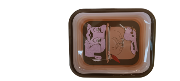 Dreh Tablett Rolling Tray groß ca. 34 x 28 x 2,5cm